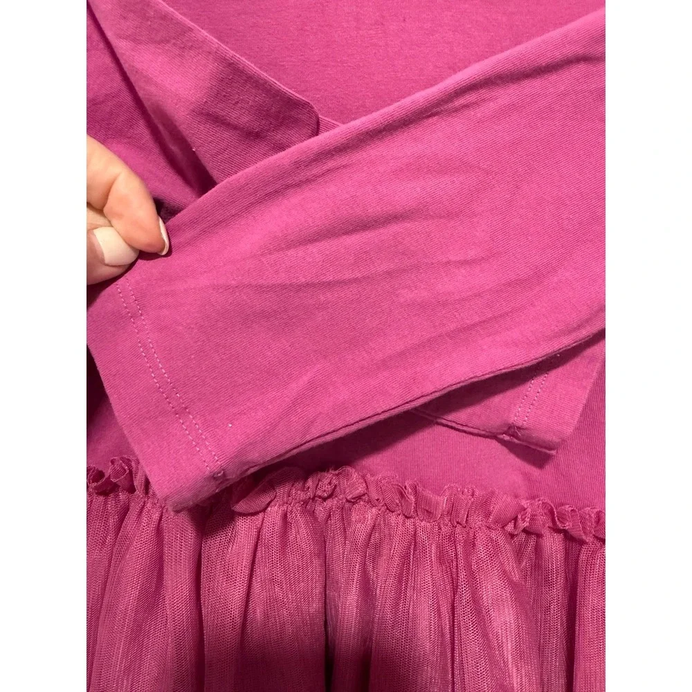 Hanna Andersson Tulle Dress 120 6-7 VGUC